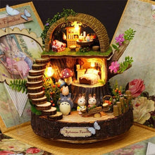 Load image into Gallery viewer, Forest Candy Cat Figurine Music Box