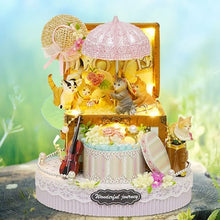 Load image into Gallery viewer, Forest Candy Cat Figurine Music Box