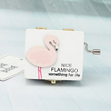 Load image into Gallery viewer, Creative Nordic Pink Bird Wooden Music Box