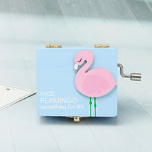 Load image into Gallery viewer, Creative Nordic Pink Bird Wooden Music Box