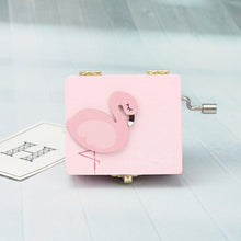 Load image into Gallery viewer, Creative Nordic Pink Bird Wooden Music Box